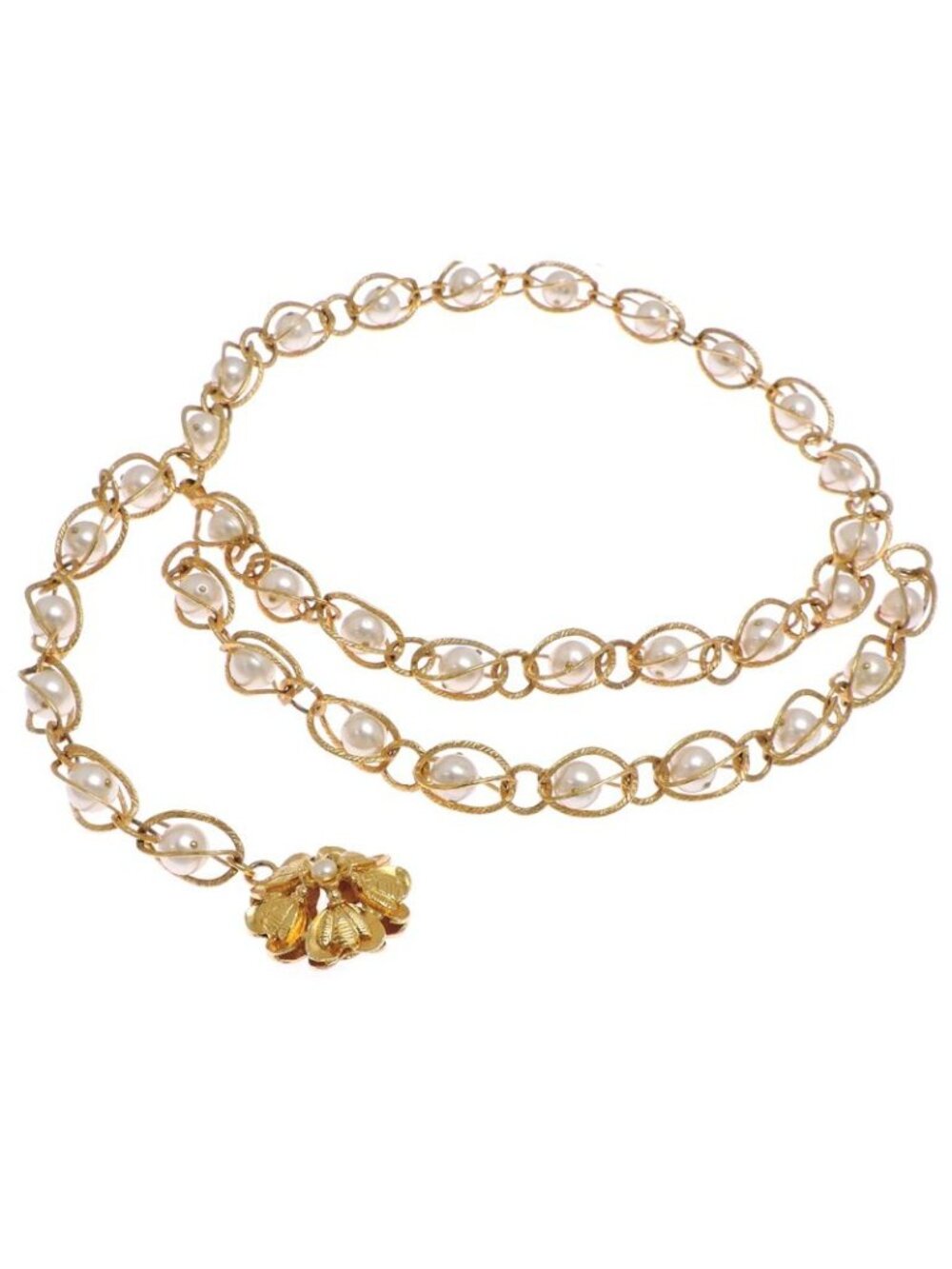 Chanel White M Belt - Picture 2 of 5